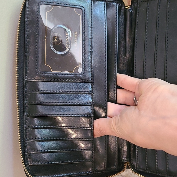 Monet Leather Zip Wallet - Picture 7 of 14